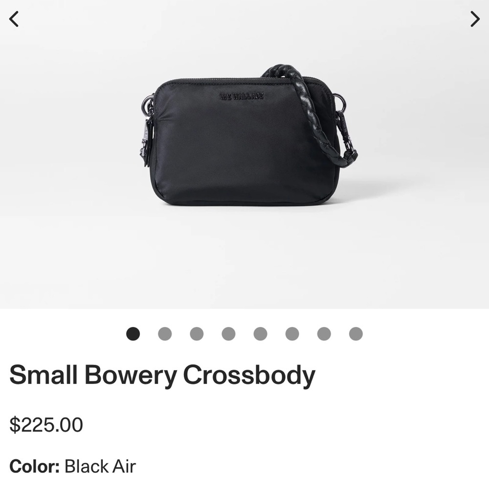 MZ Wallace Small Bowery Crossbody in Mulberry